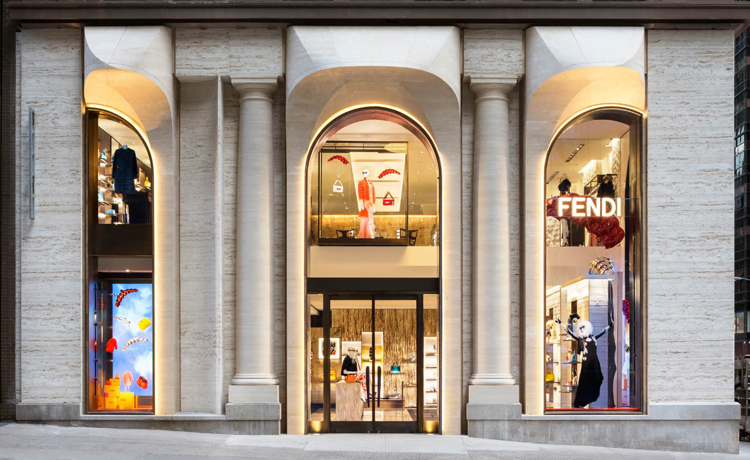 See Inside Gwenael Nicolas' Award Winning Fendi Boutique in Rome