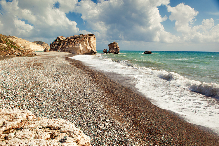 Playa Petra tou Rimiou, vecina a Pafos