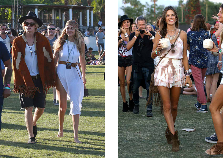 Por momentos, el Festival de Coachella es un desfile de moda y famosos