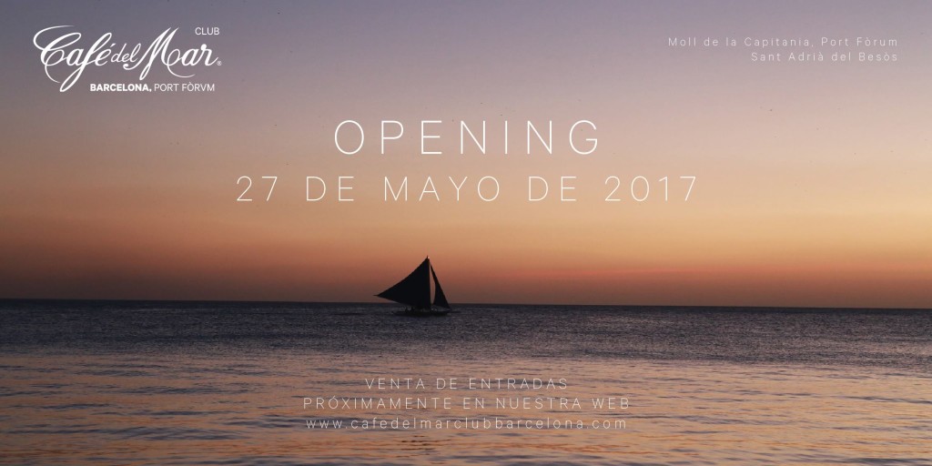 Opening Cafe del Mar Barcelona Port Forum