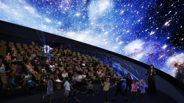 planetarium of the Frost Museum of the Science in Miami