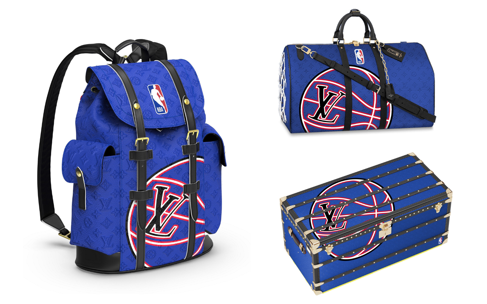 El baloncesto se viste de lujo con la colección de maletas y bolsos de  Louis Vuitton para la NBA