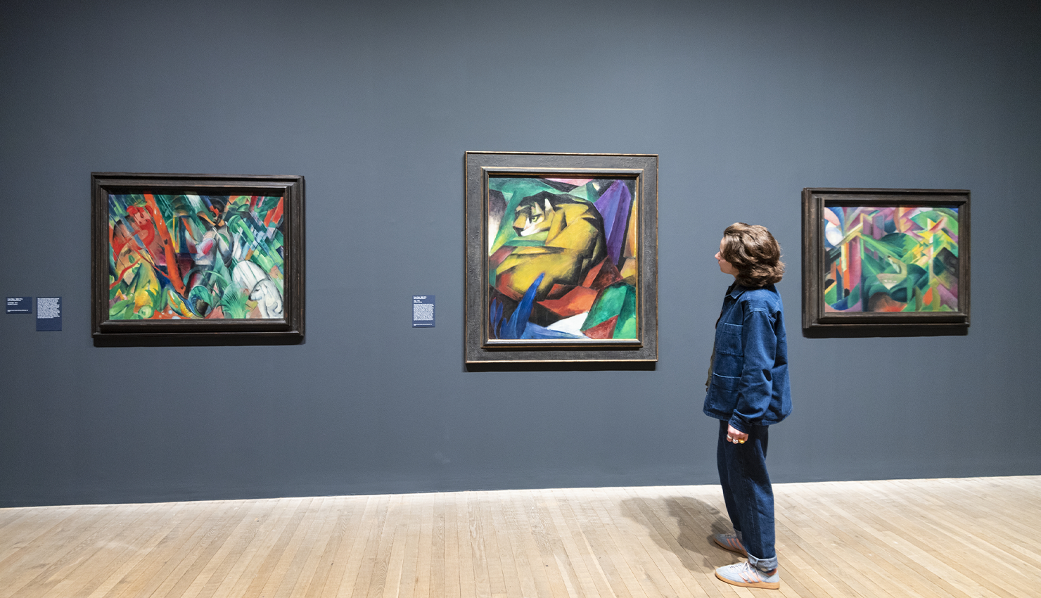 Expressionists Kandinsky, Munter and the Blue Rider Tate Modern 2024. Photo © Tate (Larina Fernandes